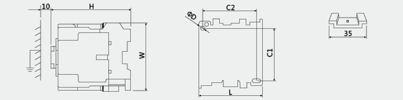 SS-N95 magnetic contactor AC